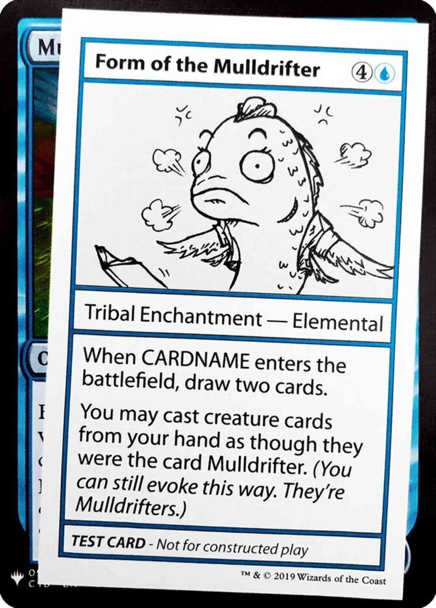 Form of the Mulldrifter - Symbol [22] [Mystery Booster Playtest Cards 2019] [Non-Foil]
