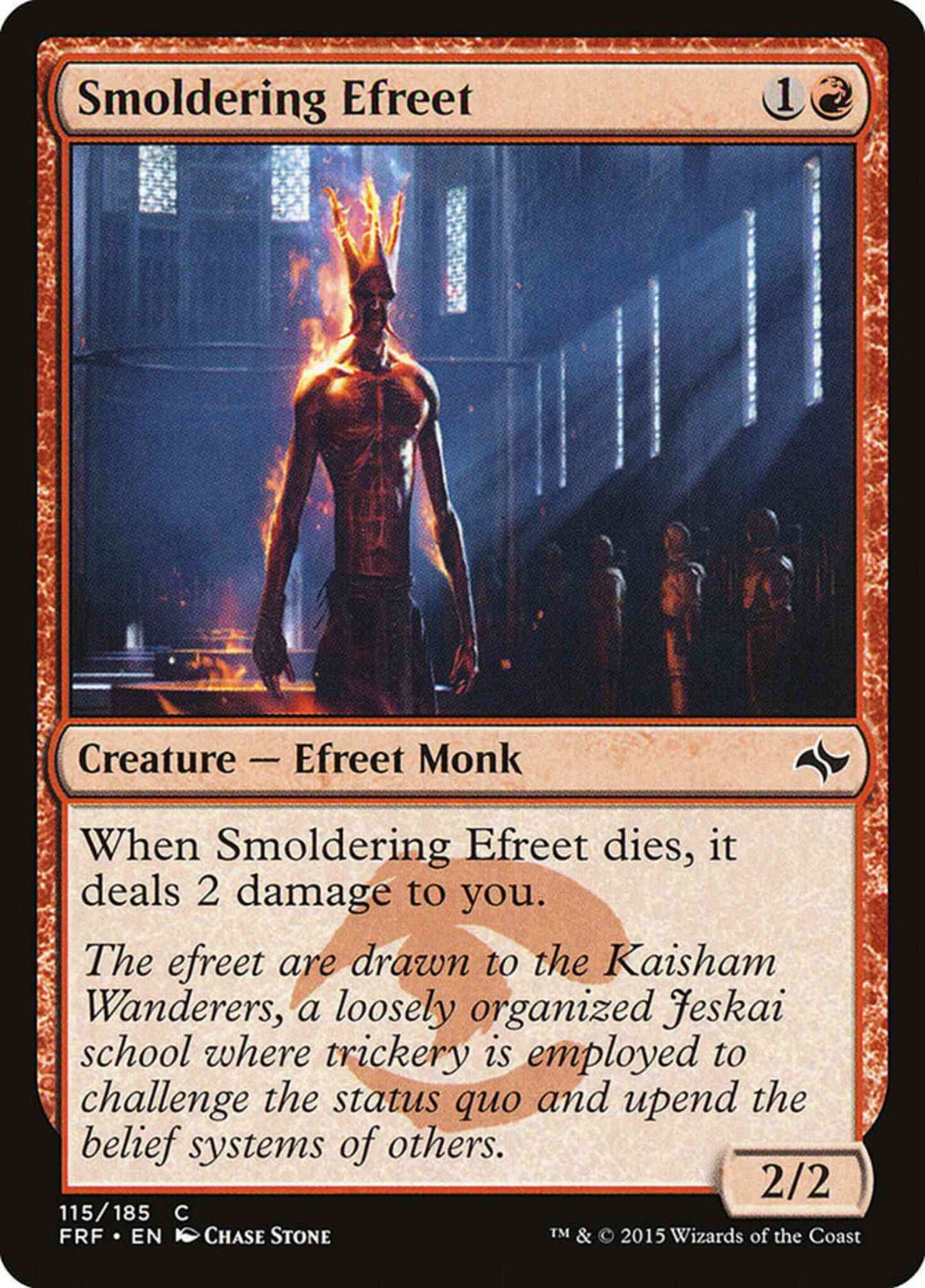Smoldering Efreet [115] [Fate Reforged] [Non-Foil]