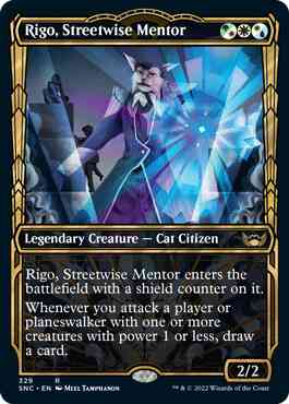 Rigo, Streetwise Mentor [329] [Golden Age Showcase] [Streets of New Capenna] [Non-Foil]