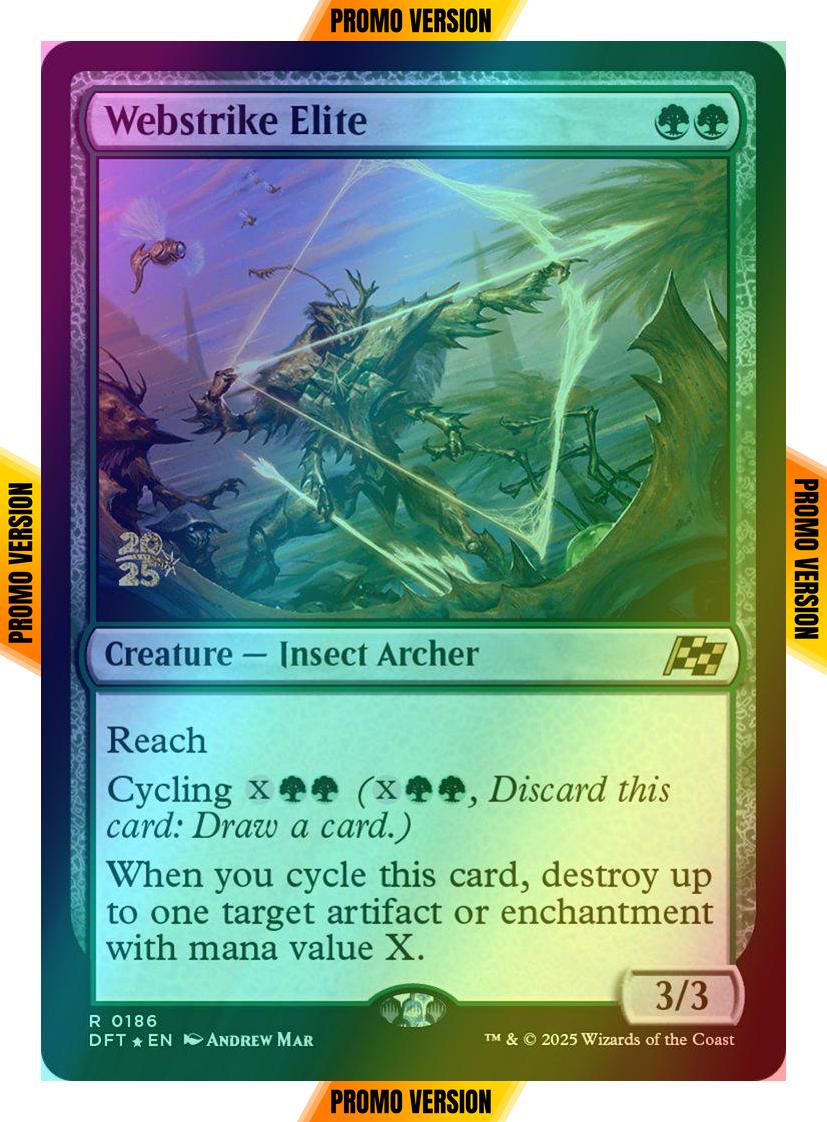 Webstrike Elite [186s] [Prerelease] [Aetherdrift: Promos] [Foil]