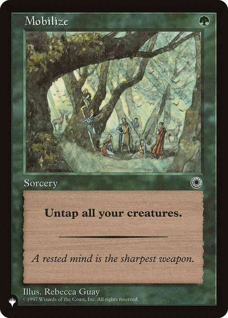 Mobilize [POR-172] [The List] [Non-Foil]