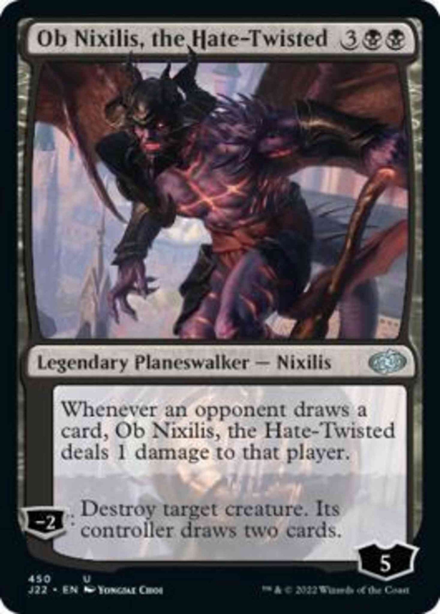 Ob Nixilis, the Hate-Twisted [450] [Jumpstart 2022] [Non-Foil]