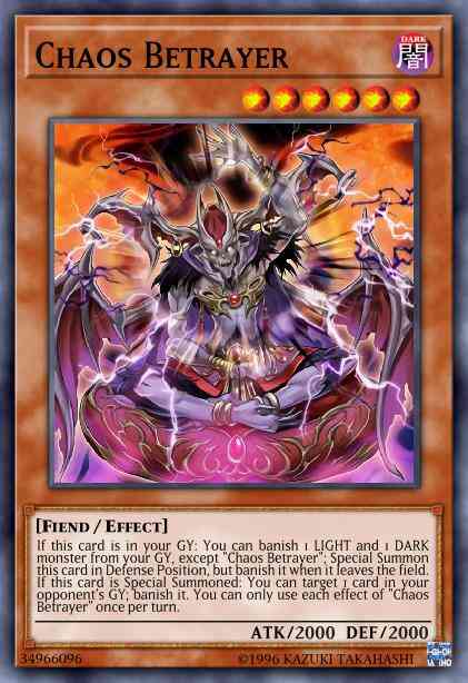 Chaos Betrayer - DANE-EN021 - Rare - 1st Edition