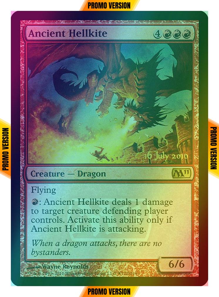 Ancient Hellkite [122] [Magic 2011 Promos] [Foil]