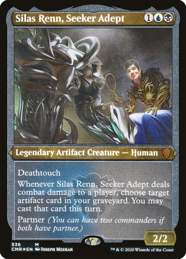 Silas Renn, Seeker Adept [536] [Commander Legends] [Etched Foil]