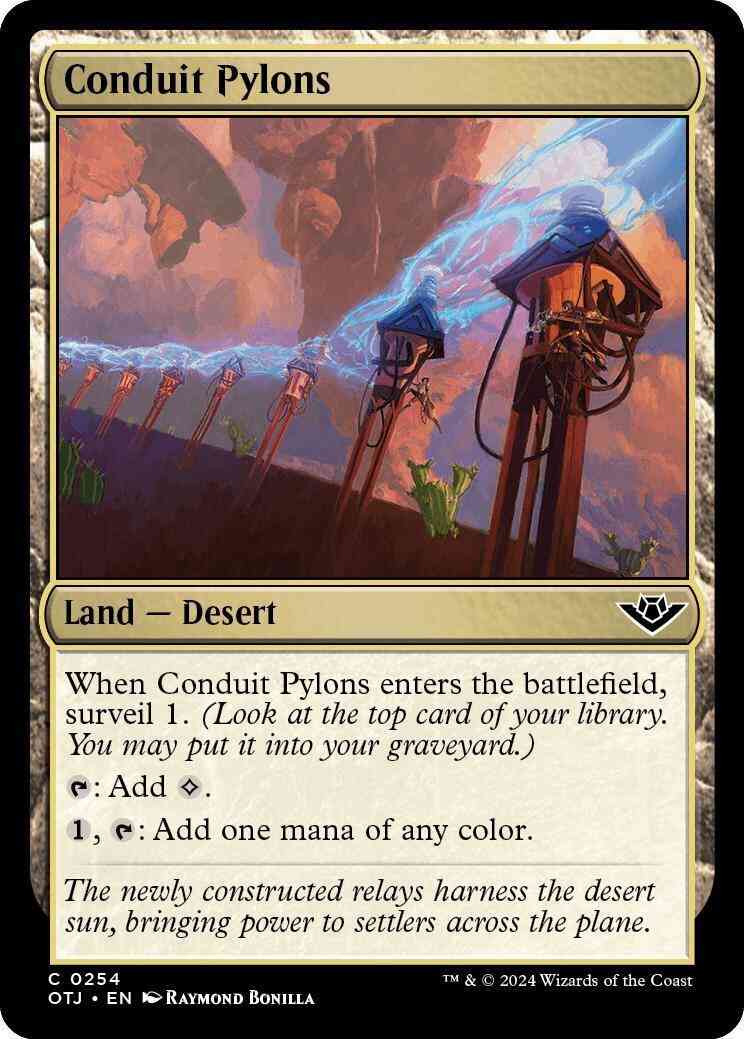 Conduit Pylons [254] [Outlaws of Thunder Junction] [Non-Foil]