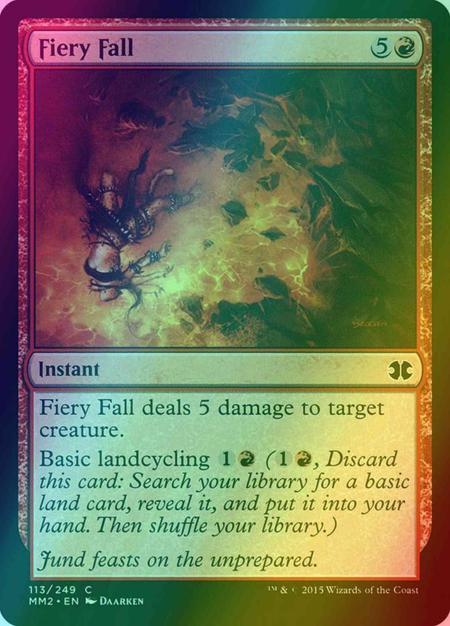 Fiery Fall [113] [Modern Masters 2015] [Foil]