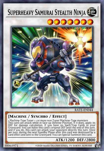 Superheavy Samurai Stealth Ninja - RATE-EN044 - Rare - Unlimited