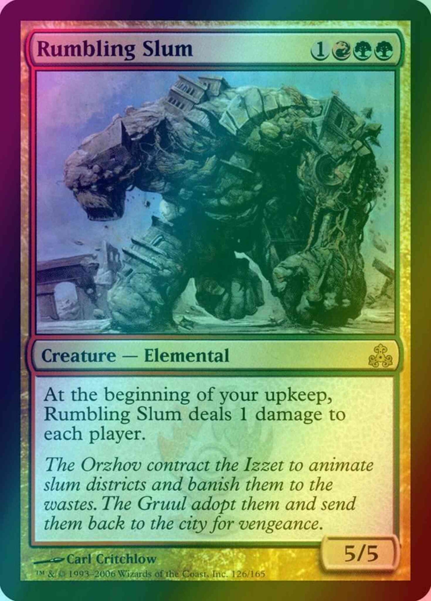 Rumbling Slum [126] [Guildpact] [Foil]
