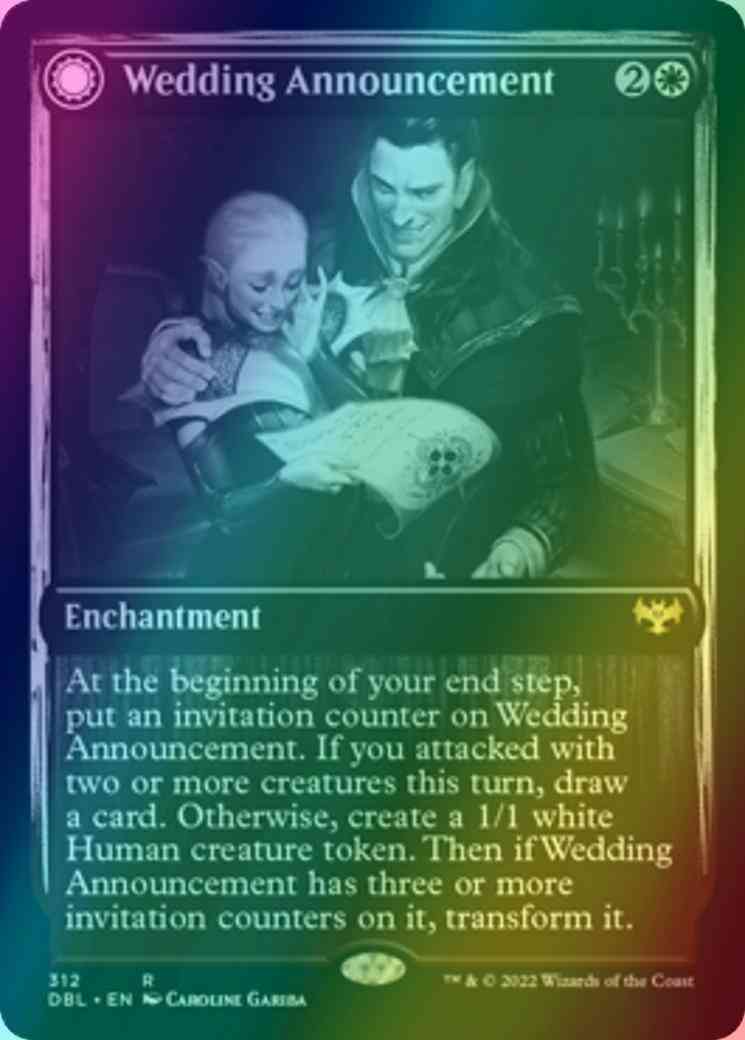 Wedding Announcement // Wedding Festivity [312] [Innistrad: Double Feature] [Foil]