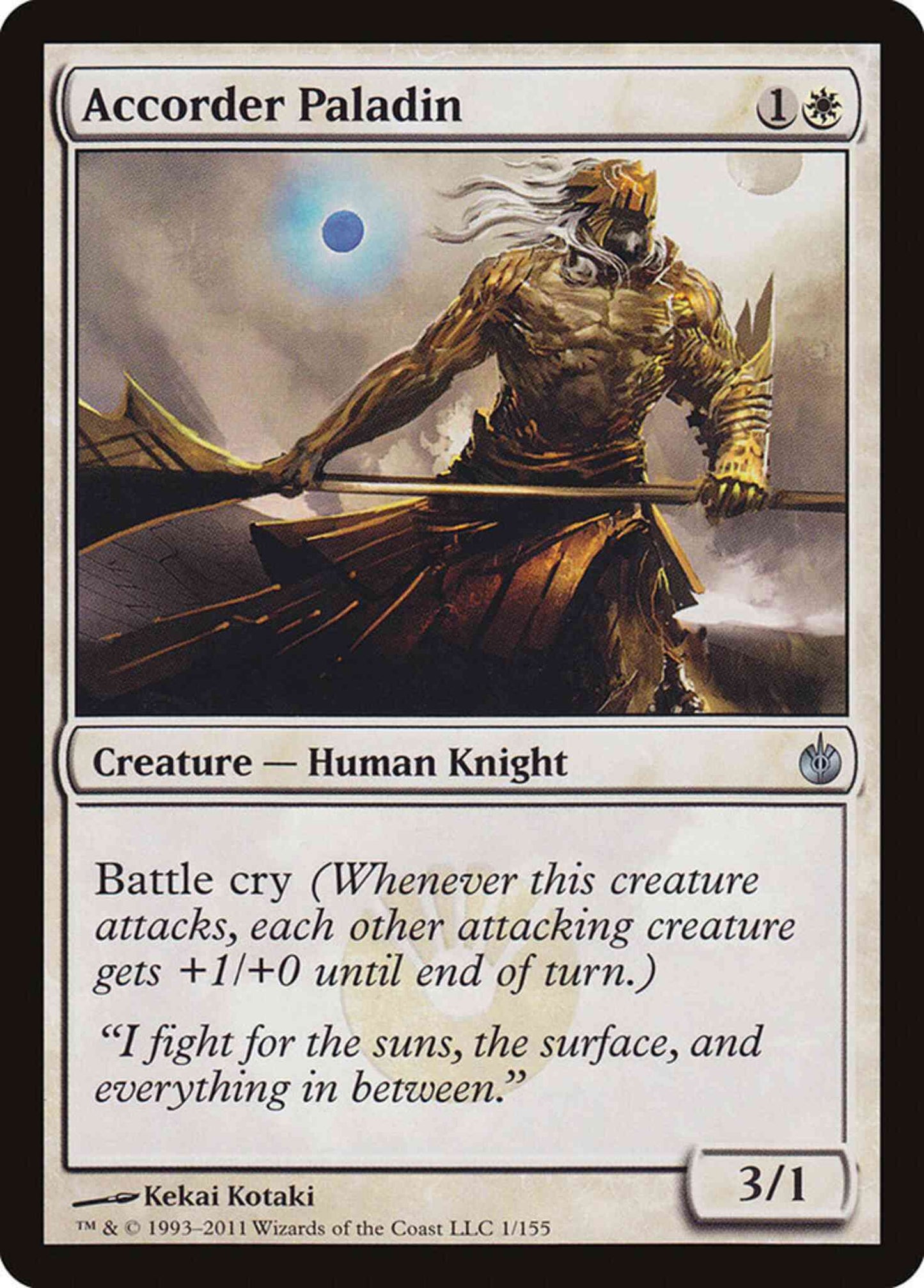 Accorder Paladin [1] [Mirrodin Besieged] [Non-Foil]