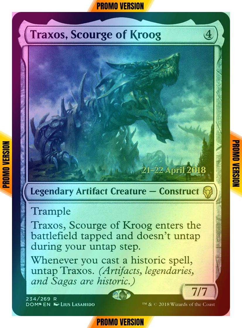 Traxos, Scourge of Kroog [234s] [Dominaria Promos] [Foil]