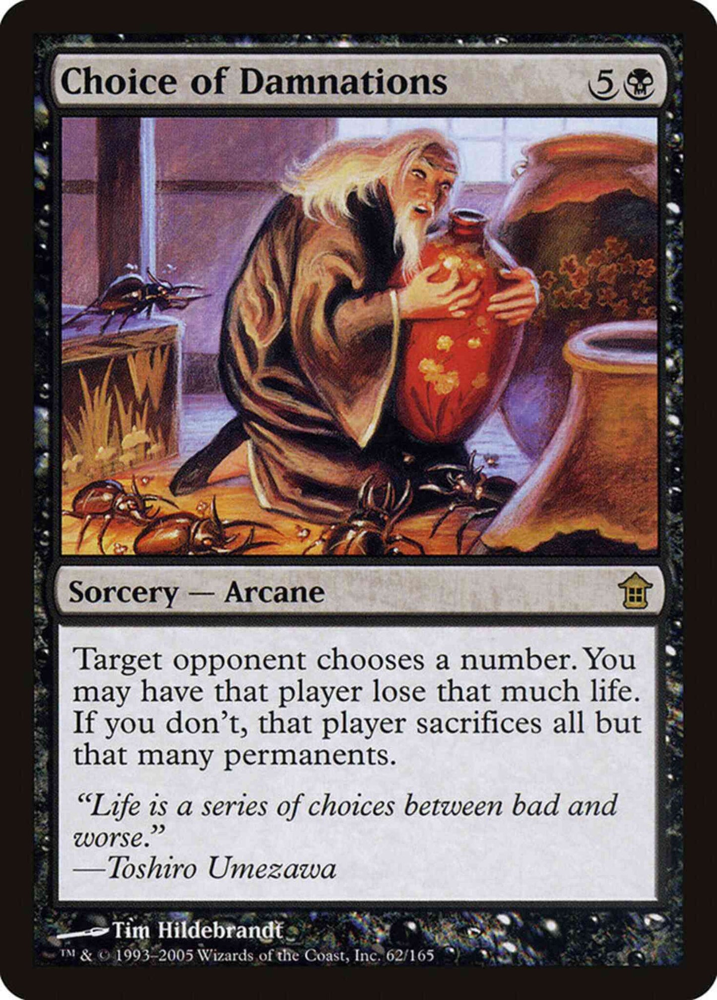 Choice of Damnations [62] [Saviors of Kamigawa] [Non-Foil]