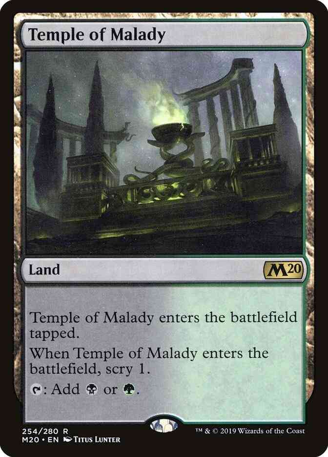 Temple of Malady [254] [Core Set 2020] [Non-Foil]