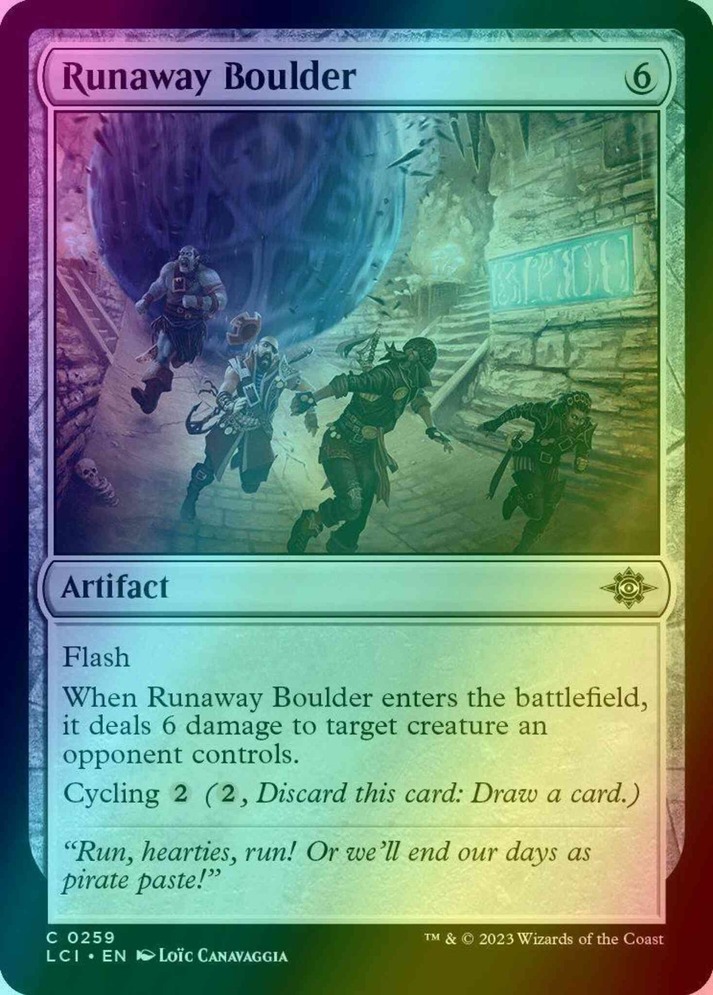 Runaway Boulder [259] [The Lost Caverns of Ixalan] [Foil]