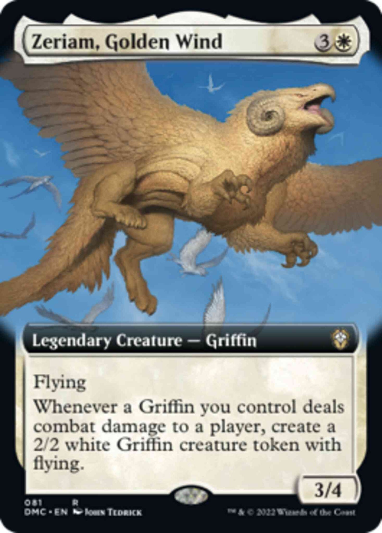 Zeriam, Golden Wind [81] [Extended Art] [Dominaria United: Commander] [Non-Foil]