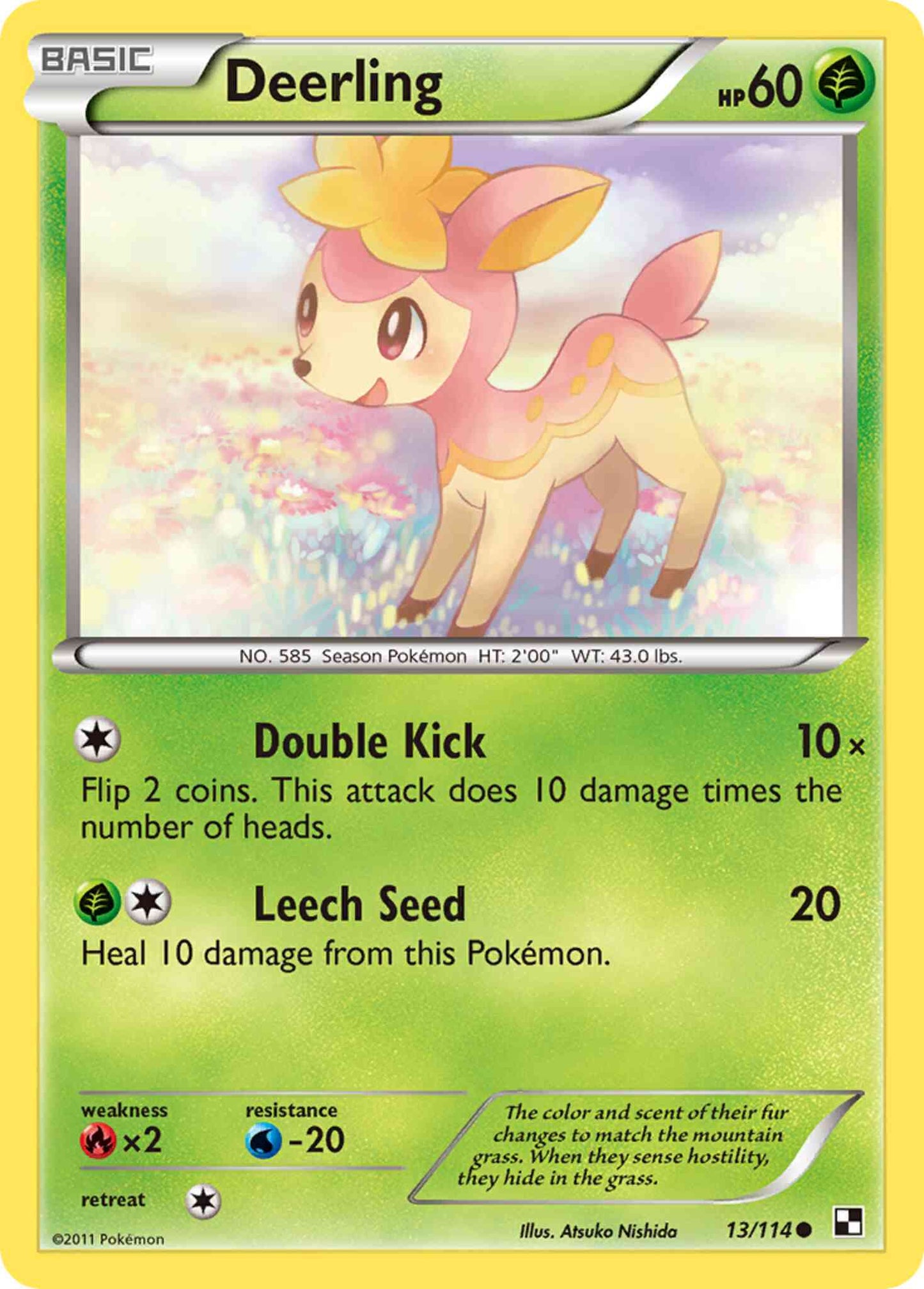 Deerling - 13/114 - Common [bw1-13] [Non-Holo]