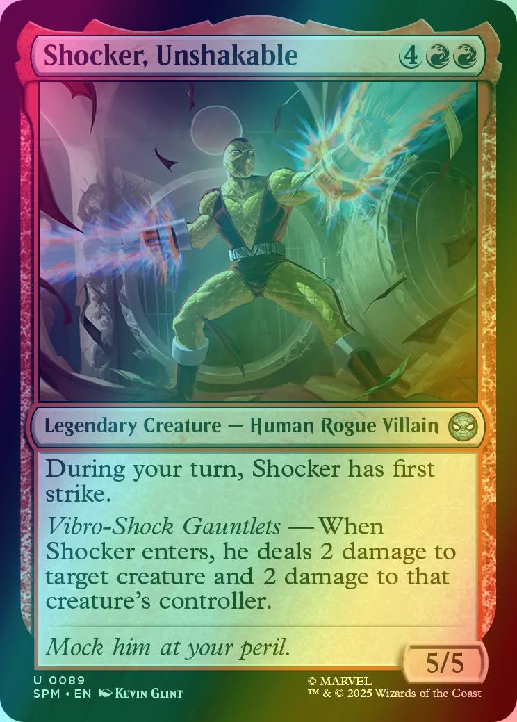 Shocker, Unshakable [89] [Marvel's Spider-Man] [Foil]