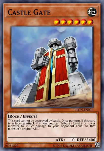 Castle Gate - PTDN-EN091 - Rare - 1st Edition