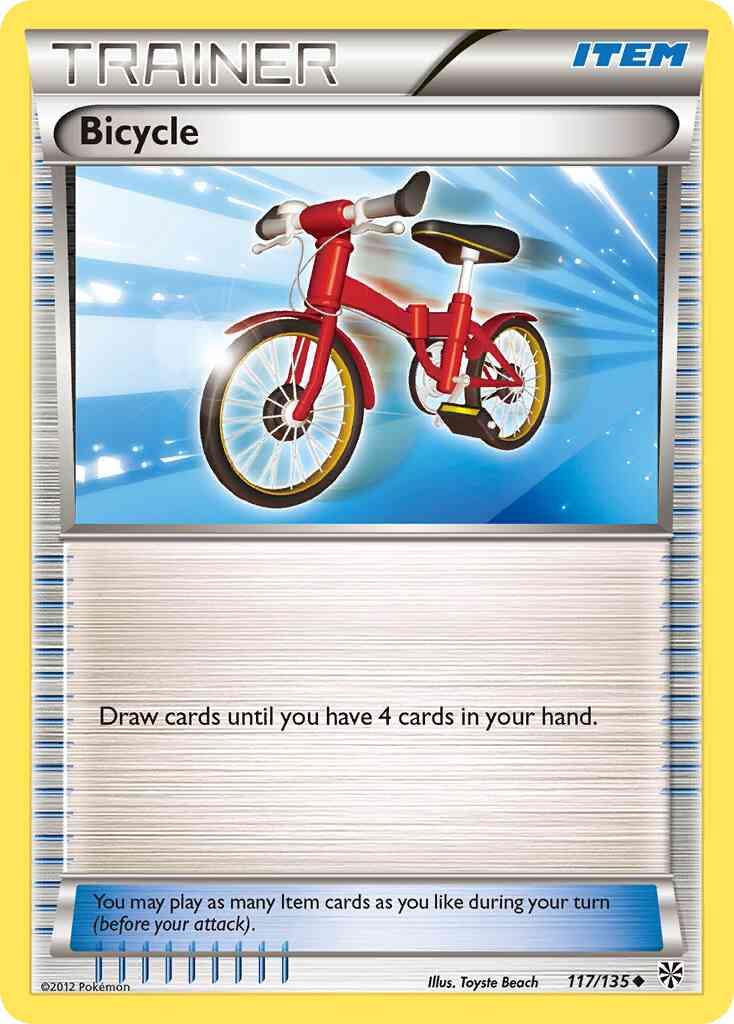 Bicycle - 117/135 - Uncommon [bw8-117] [Reverse Holo]