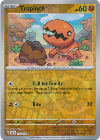 Trapinch - 104/191 - Common [sv08-104] [Reverse Holo]