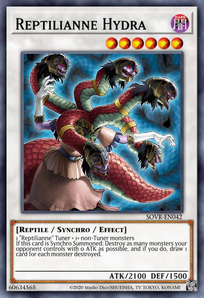Reptilianne Hydra - SOVR-EN042 - Super Rare - Unlimited