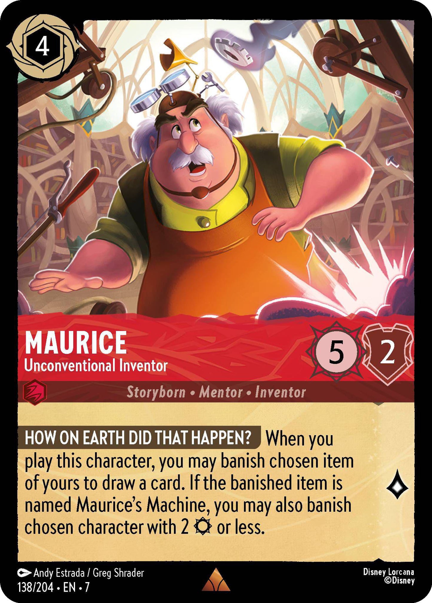Maurice - Unconventional Inventor - 138/204 [Archazia's Island] [Non-Foil]