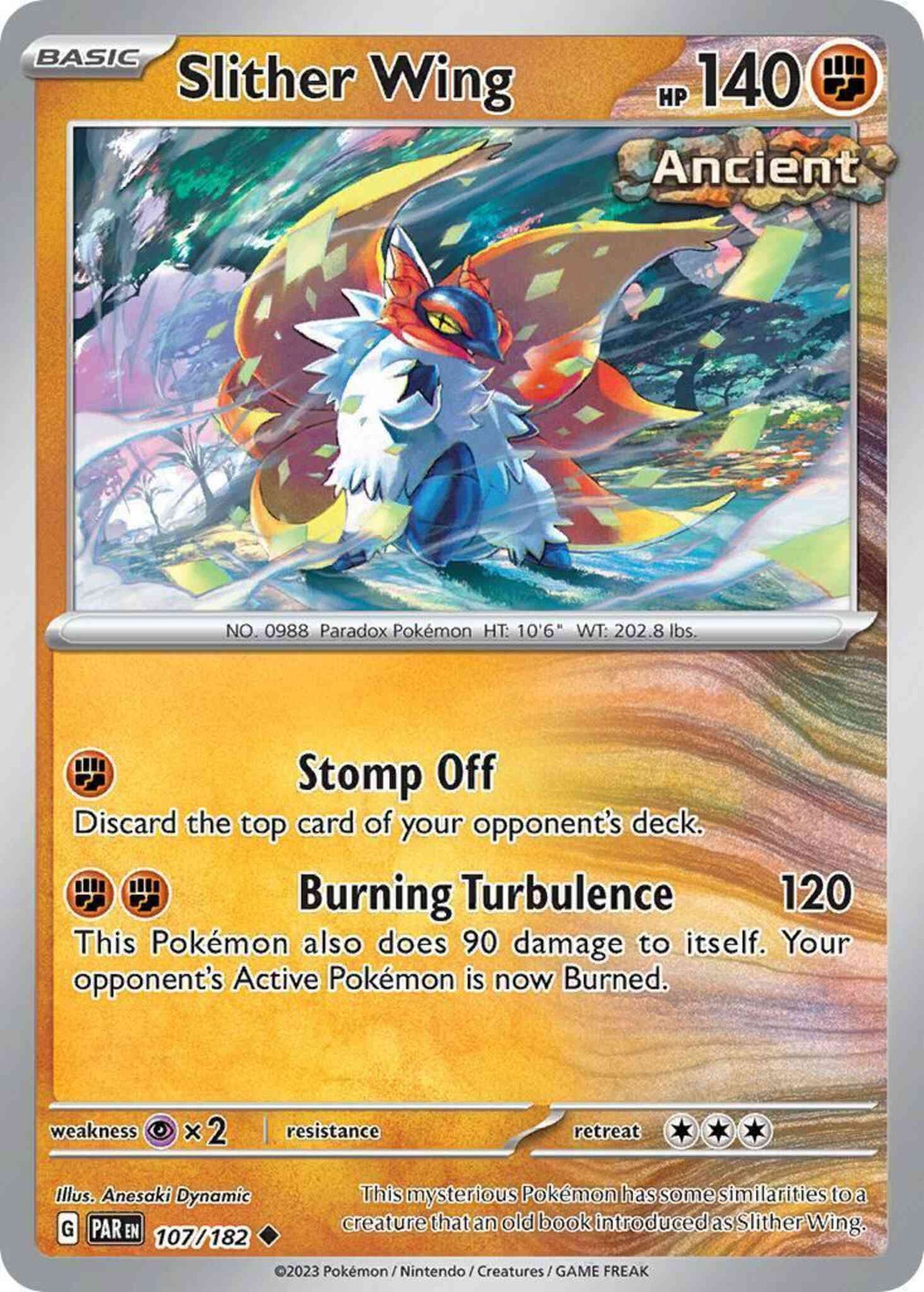 Slither Wing - 107/182 - Uncommon [sv04-107] [Non-Holo]