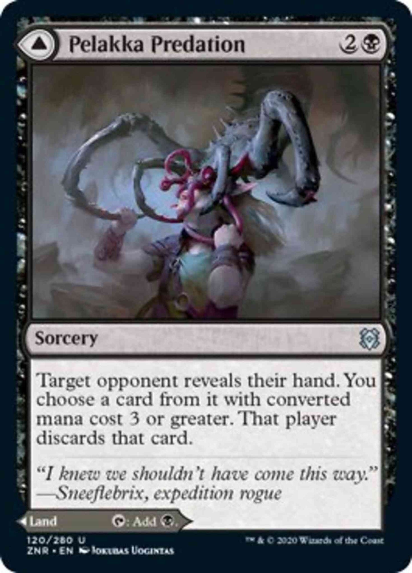 Pelakka Predation // Pelakka Caverns [120] [Zendikar Rising] [Non-Foil]