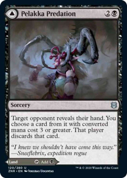 Pelakka Predation // Pelakka Caverns [120] [Zendikar Rising] [Non-Foil]
