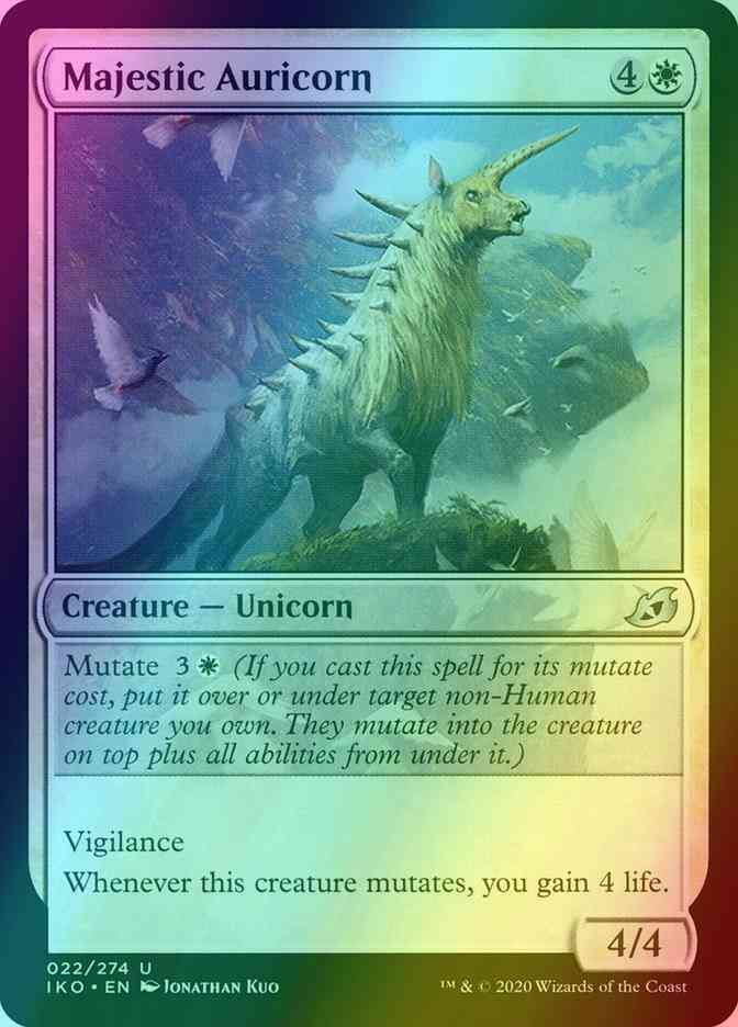 Majestic Auricorn [22] [Ikoria: Lair of Behemoths] [Foil]