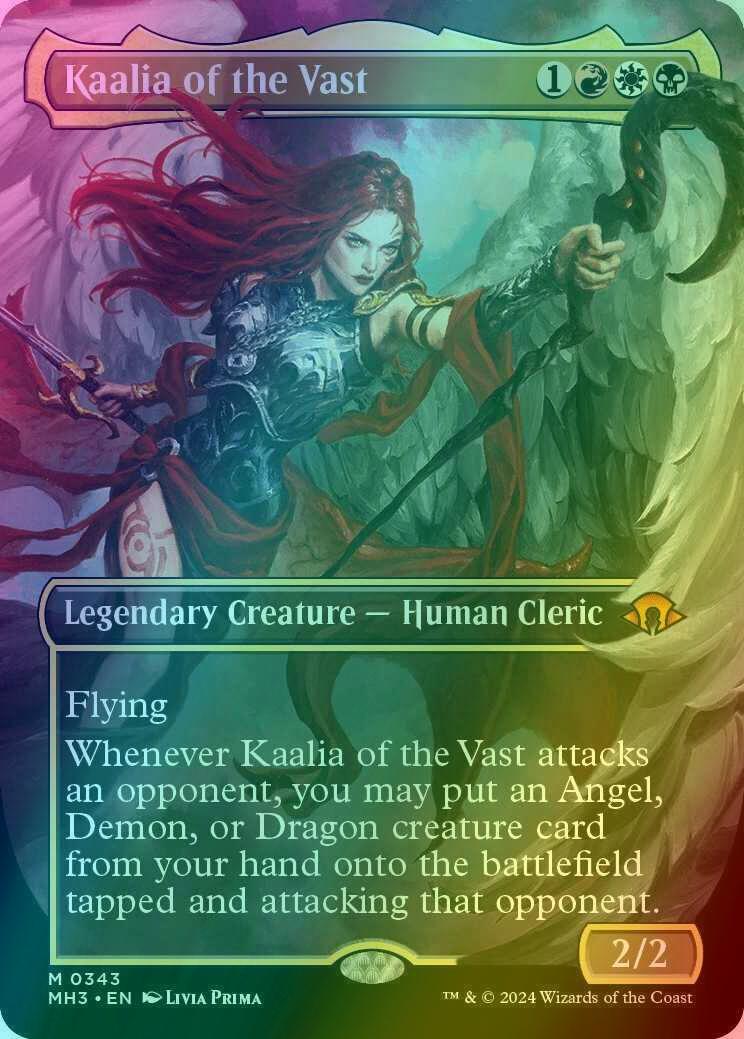 Kaalia of the Vast [343] [Borderless] [Frame Break] [Modern Horizons 3] [Foil]