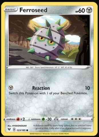 Ferroseed - 123/185 - Common [swsh4-123] [Reverse Holo]