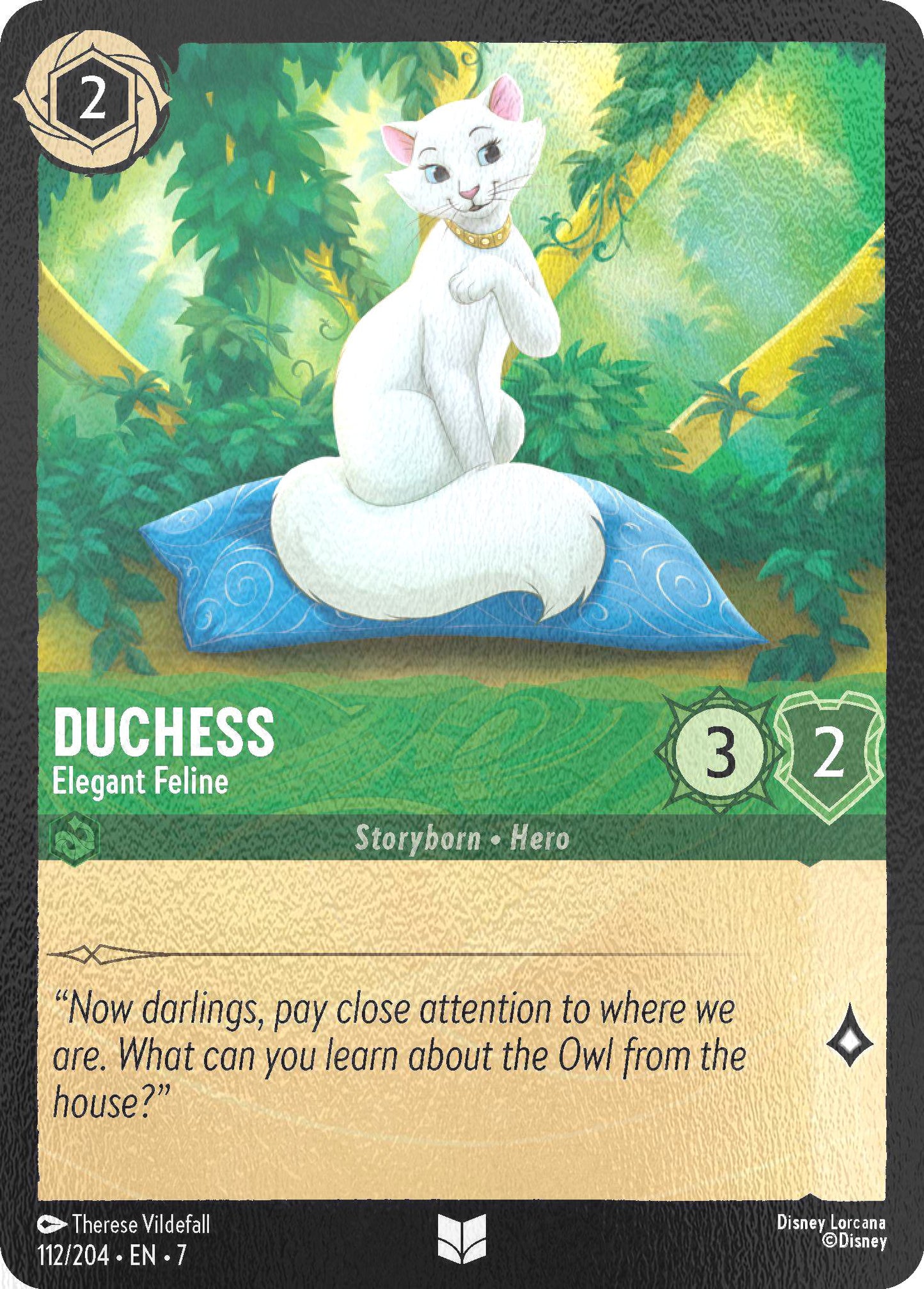 Duchess - Elegant Feline - 112/204 [Archazia's Island] [Cold Foil]