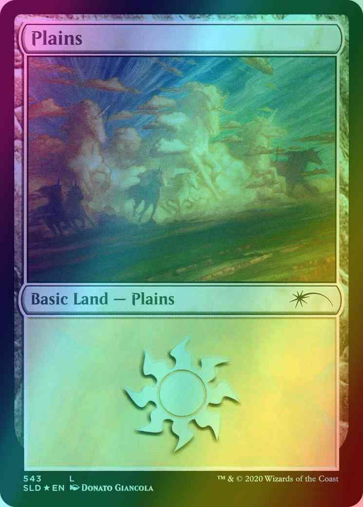 Plains [0543] [Jumpstart: Unicorns] [Secret Lair Drop] [Foil]