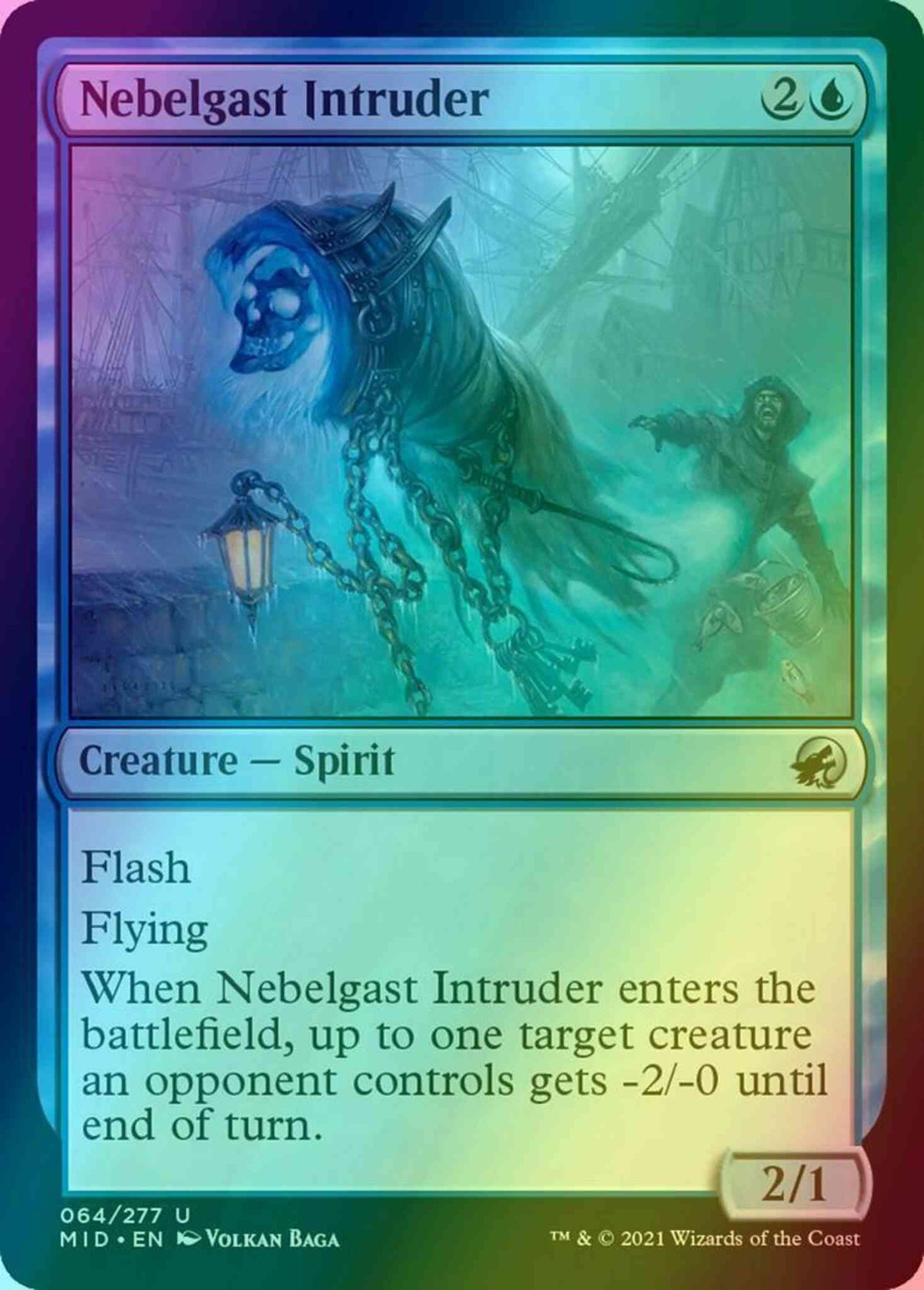 Nebelgast Intruder [64] [Innistrad: Midnight Hunt] [Foil]