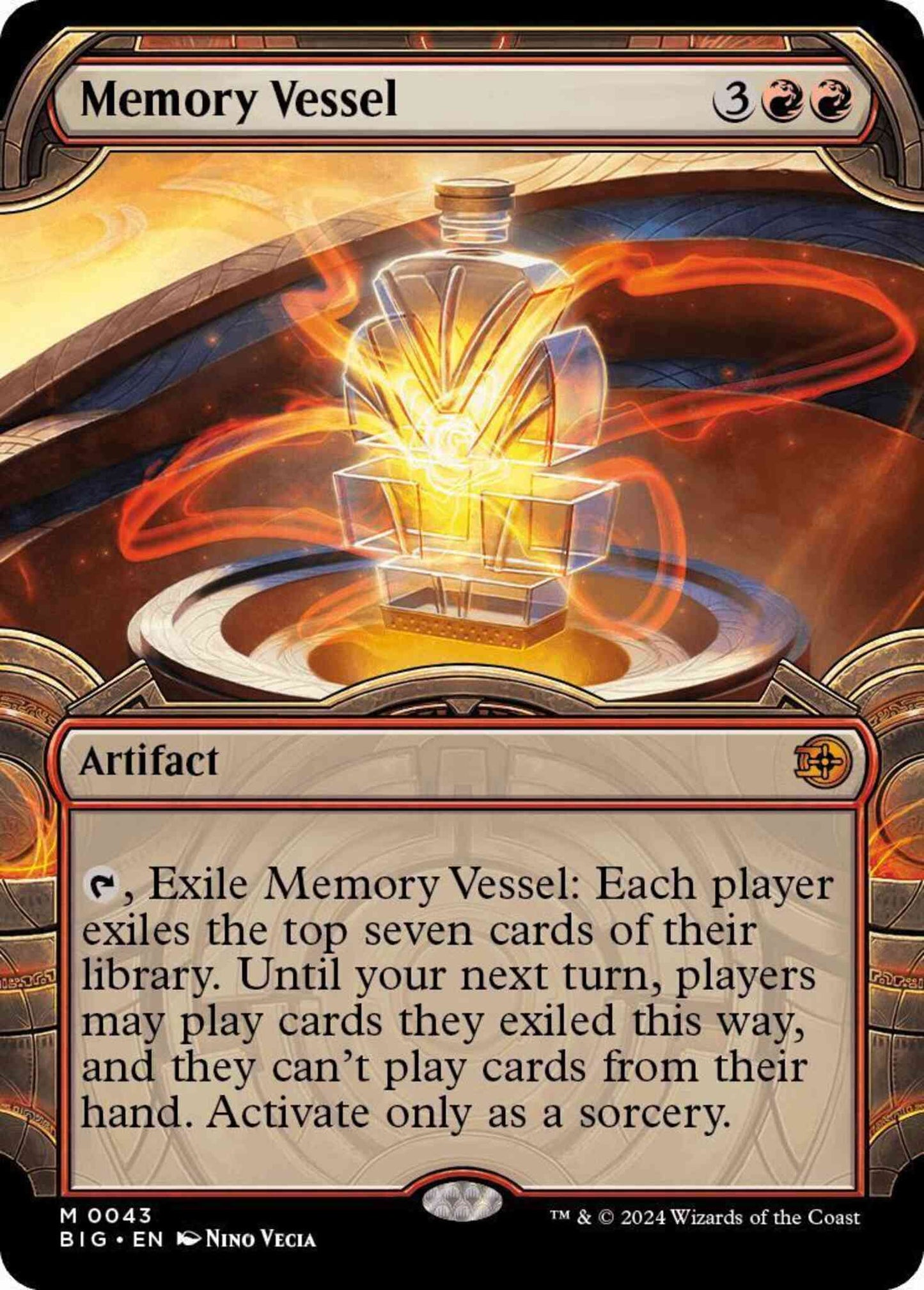 Memory Vessel [43] [Vault Frame Showcase] [The Big Score] [Non-Foil]