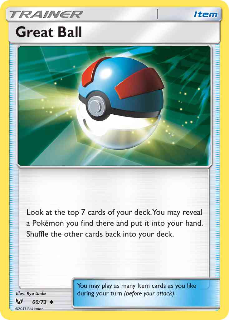 Great Ball - 60/73 - Uncommon [sm35-60] [Reverse Holo]