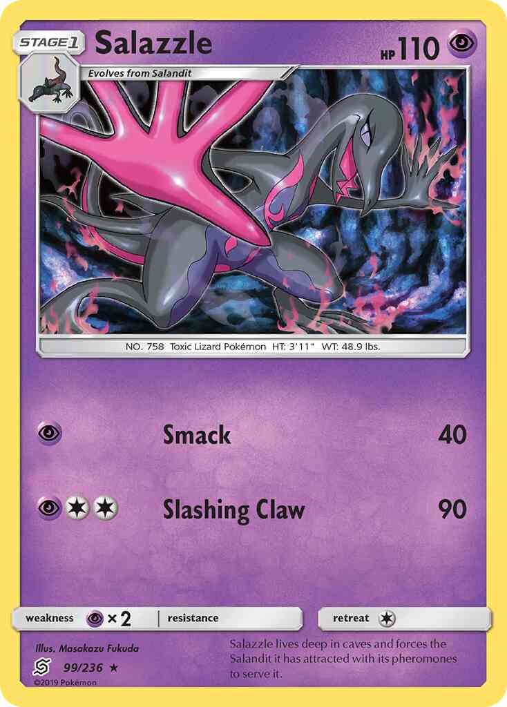Salazzle - 99/236 - Rare [sm11-99] [Reverse Holo]