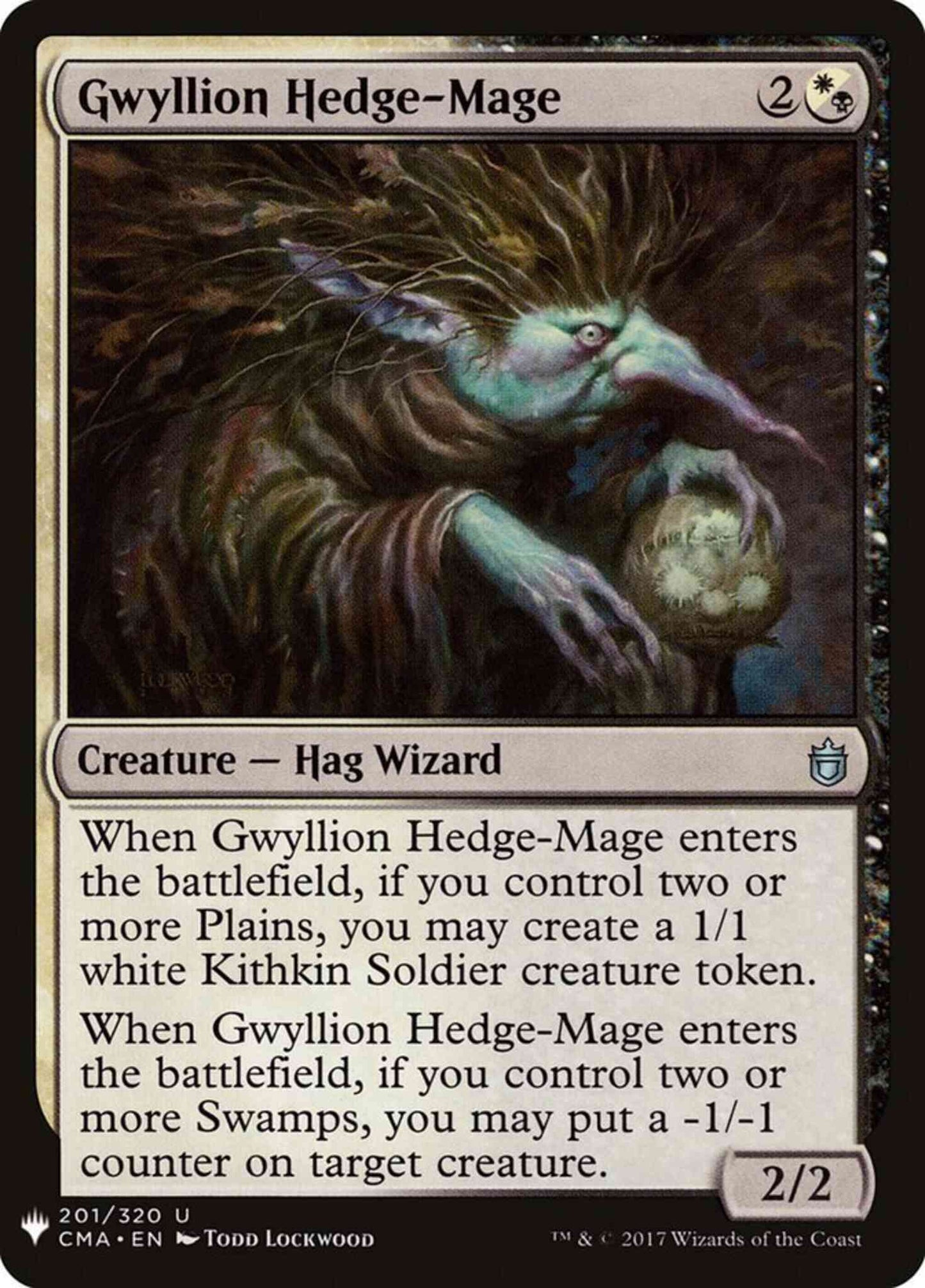 Gwyllion Hedge-Mage [CMA-201] [The List] [Non-Foil]