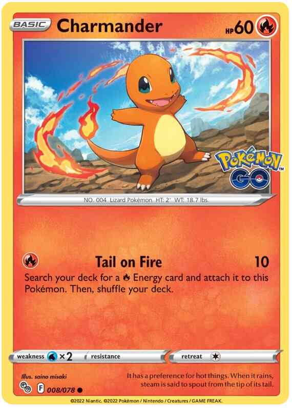 Charmander - 008/078 - Common [pgo-008] [Non-Holo]