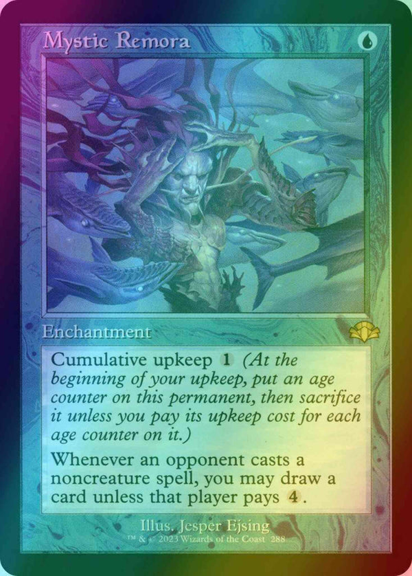 Mystic Remora [288] [Retro Frame] [Dominaria Remastered] [Foil]