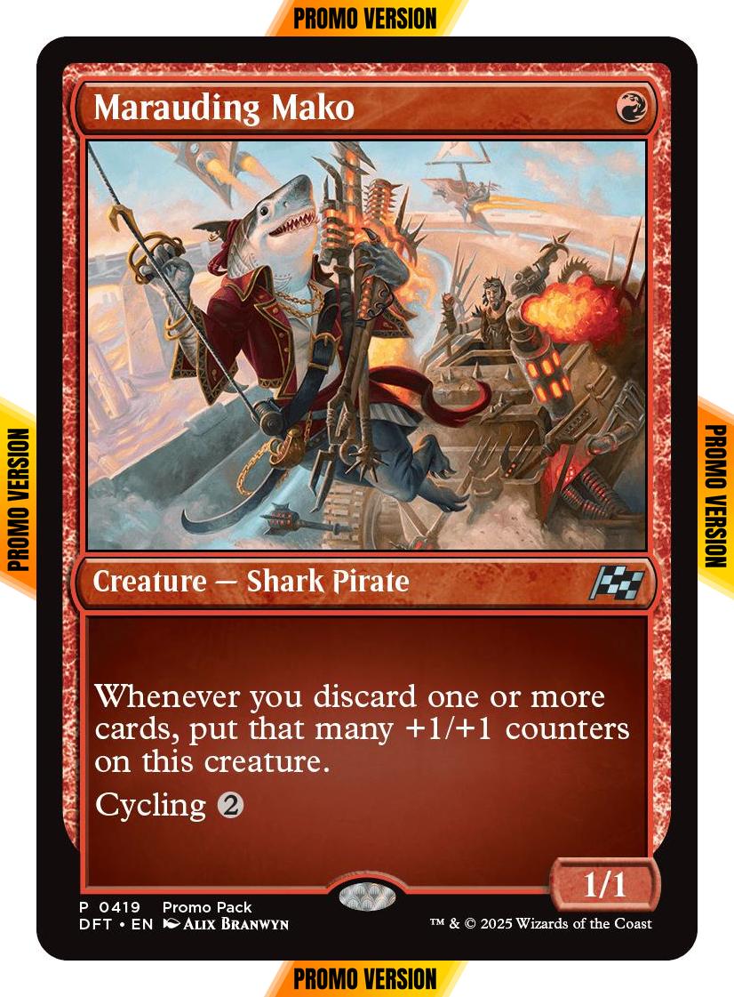 Marauding Mako [419] [Dark Frame Promo Pack] [Aetherdrift] [Non-Foil]