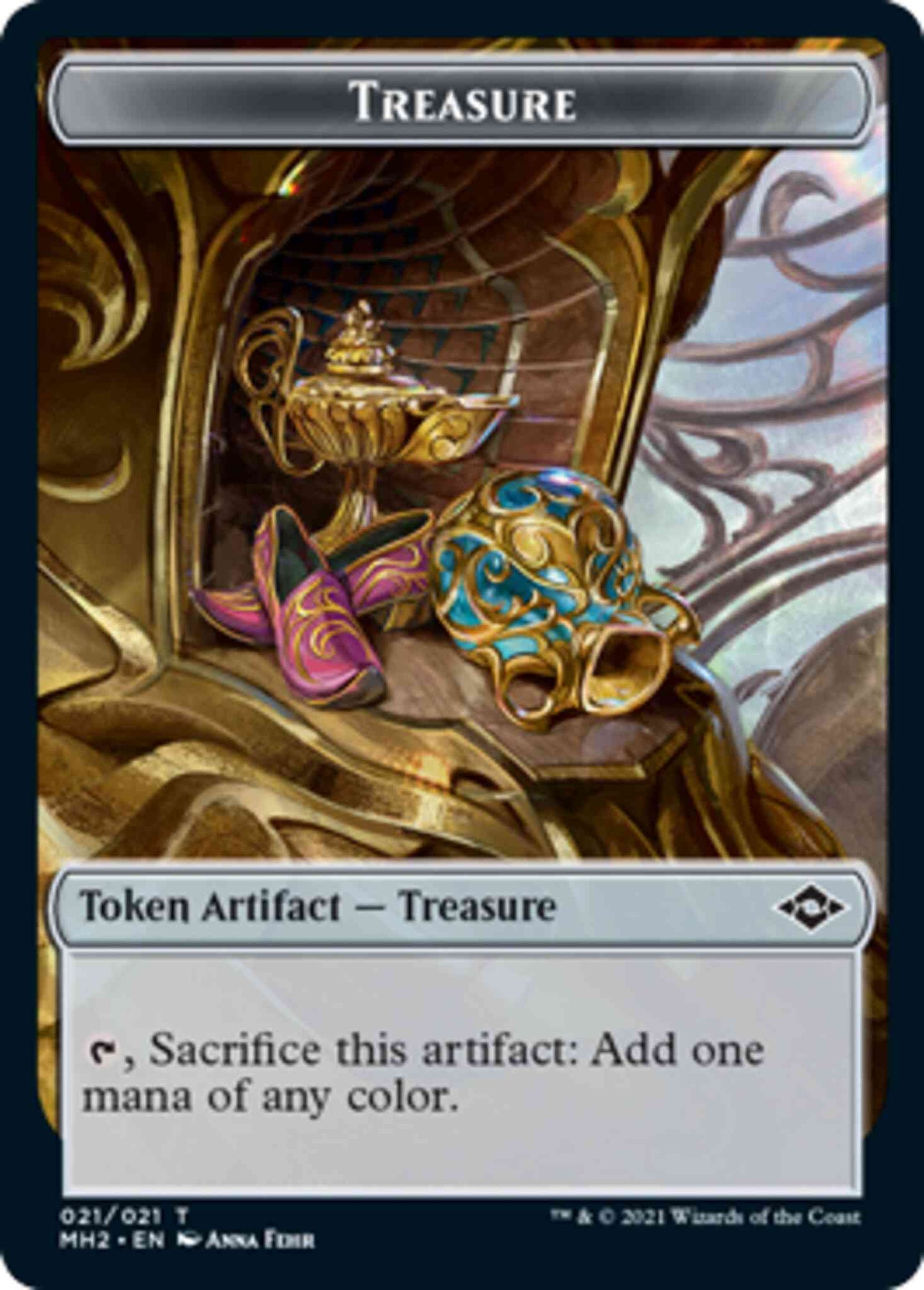 Bird Token (01) // Treasure Token (21) [Modern Horizons 2 Tokens] [Non-Foil]