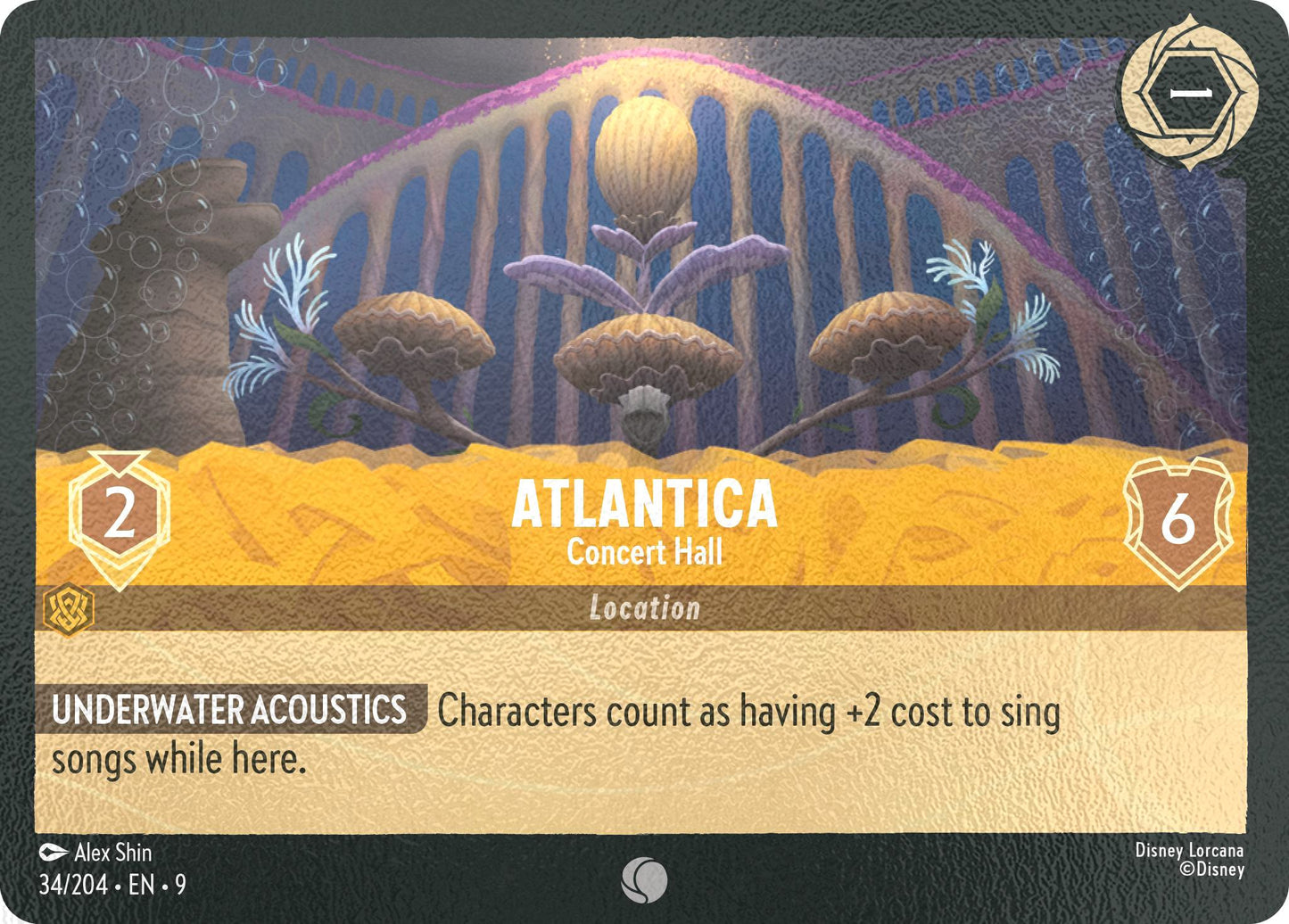 Atlantica - Concert Hall - 34/204 [Fabled] [Cold Foil]