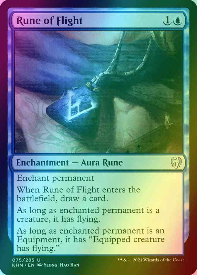 Rune of Flight [75] [Kaldheim] [Foil]