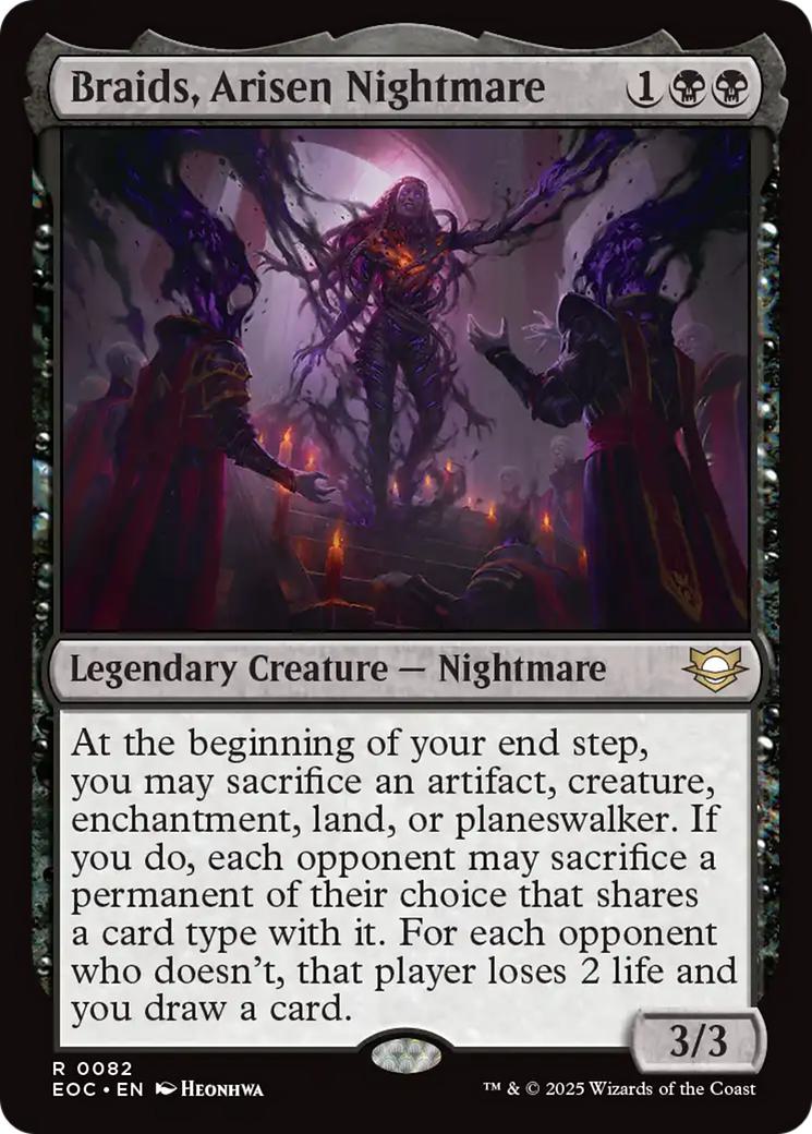 Braids, Arisen Nightmare [82] [Edge of Eternities: Commander] [Non-Foil]