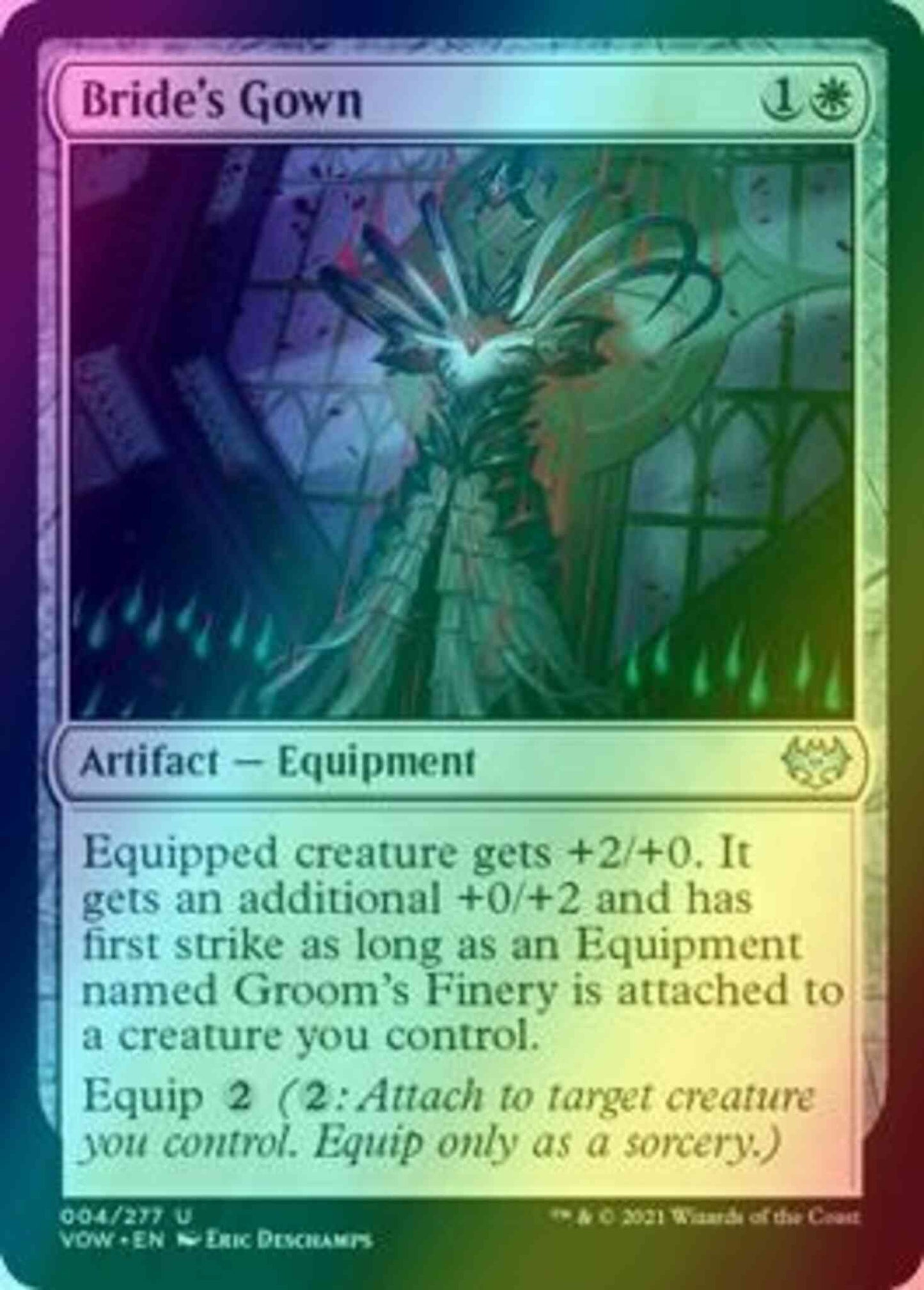 Bride's Gown [4] [Innistrad: Crimson Vow] [Foil]