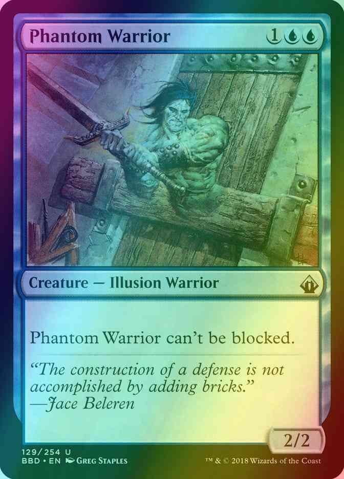 Phantom Warrior [129] [Battlebond] [Foil]