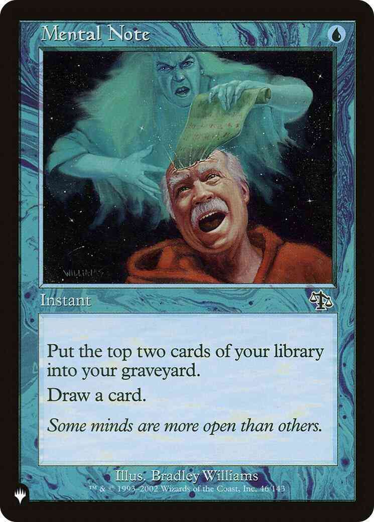 Mental Note [JUD-46] [The List] [Non-Foil]